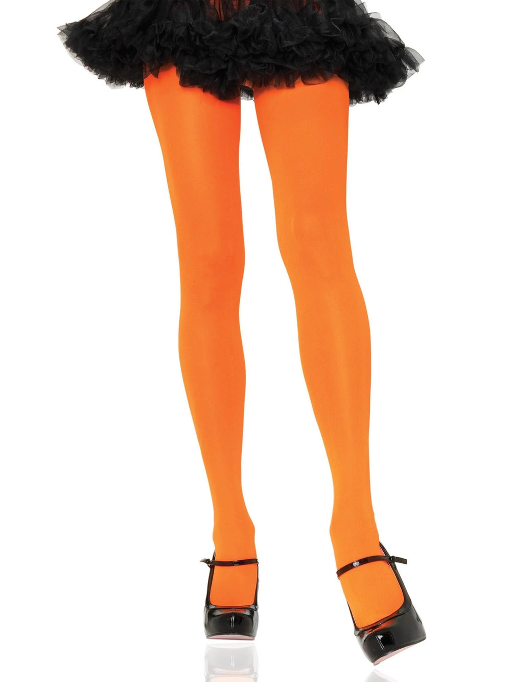 Leg Avenue - Ari Nylon Women's Tights - ORANGE